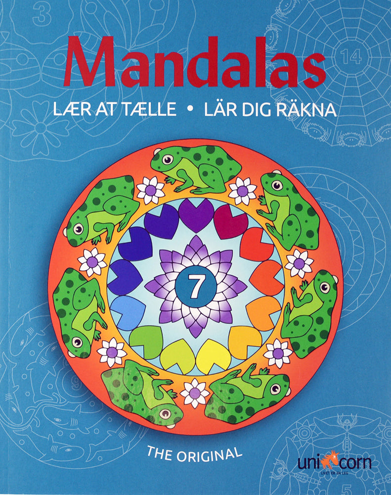 Mandalas maalauskirja Opi laskemaan 