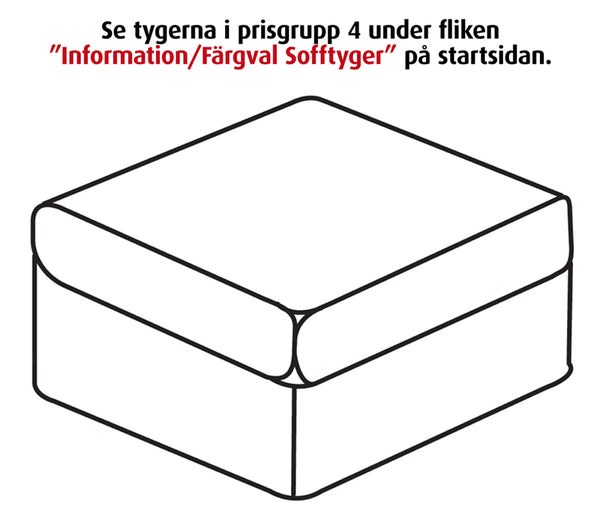 Sohvajakkara Move 65x60 cm, sininen soro