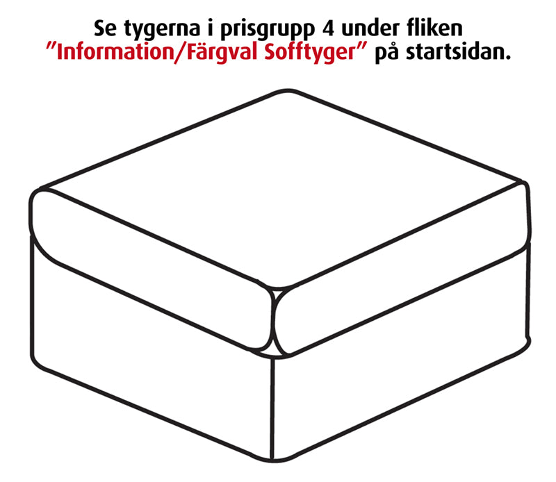 Sohvajakkara Move 65x60 cm, turkoosi soro