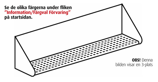 Kenkäteline ilman väliseinää 2-paikkainen, L 60 cm