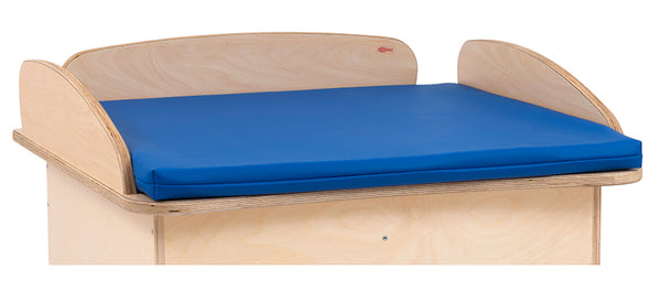 Vaihtopöydän patja 73x75x4 cm, sininen