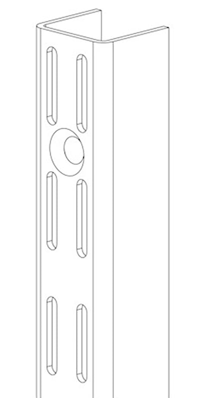 Kiinnike Elfa-ripustuskiskoon 115 cm, valkoinen