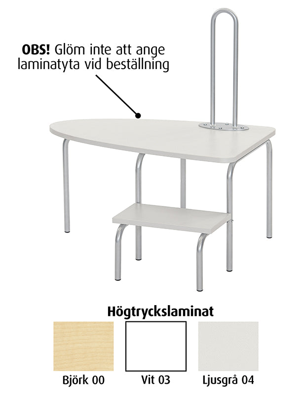 Pukeutumispenkki Alva L 85 cm, vaaleanharmaa laminaatti