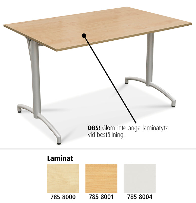 Pöytä Malte Laminaatti Tyst 120x70 cm