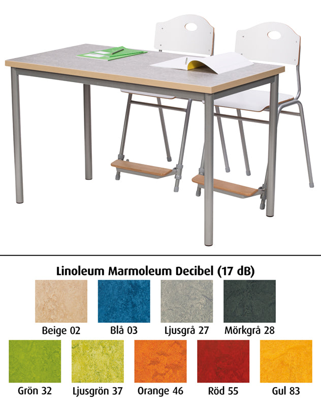 Oppilaspöytä Tyst Decibel 140 x 70 cm